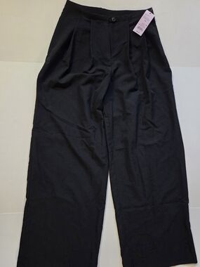 wild fable Black Wide-Leg Trousers
